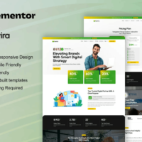 Kavira - Template kit for Digital Marketing Agency Elementor Template Kit Cover