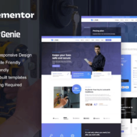 KeyGenie - Template kit for Locksmith services Elementor Template Kit, Elementor Template Kit, KeyGenie Elementor Template Kit - Free Download