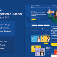 Kidzone - Elementary and Kinderganten Elementor Template Kit, Elementor Template Kit, Kidzone Elementor Template Kit - Free Download
