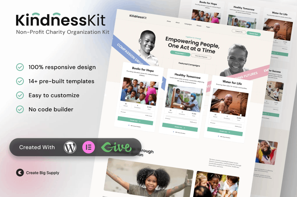 KindnessKit Elementor Template Kit 1 KindnessKit Elementor Template Kit, Elementor Template Kit, KindnessKit Elementor Template Kit - Free Download