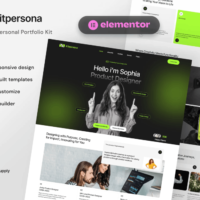 KitPersona - Freelancer Personal Portfolio Elementor Template Kit, Elementor Template Kit, KitPersona Elementor Template Kit - Free Download