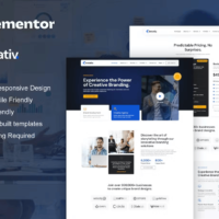 Kreativ - Template kit for Creative Branding Agency Elementor Template Kit, Elementor Template Kit, Kreativ Elementor Template Kit - Free Download