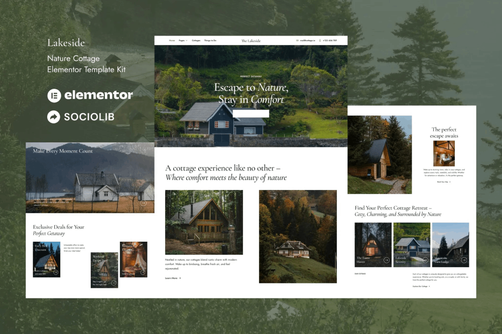 Lakeside Elementor Template Kit 1 Lakeside Elementor Template Kit, Elementor Template Kit, Lakeside Elementor Template Kit - Free Download