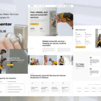 LockFix Elementor Template Kit, Elementor Template Kit, LockFix Elementor Template Kit - Free Download