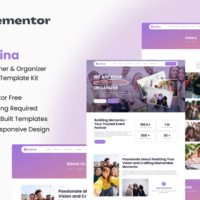 Lumina - Event Planner & Organizer Elementor Template Kit Cover