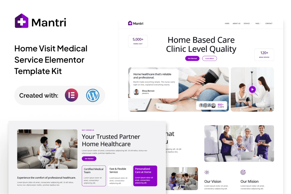 Mantri - Home Visit Medical Service Elementor template Kit Elementor Template Kit 1 Mantri - Home Visit Medical Service Elementor Template Kit, Elementor Template Kit, Mantri Elementor Template Kit - Free Download