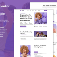 Maple - Wellness & Life Coach Elementor Template Kit, Elementor Template Kit, Maple Elementor Template Kit - Free Download