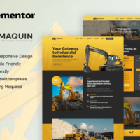 Maquin - Template kit for machinery & equipment rental Elementor Template Kit, Elementor Template Kit, Maquin Elementor Template Kit - Free Download