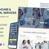 Medixa - Healthcare & Medical Services Elementor Template Kit, Elementor Template Kit, Medixa Elementor Template Kit - Free Download
