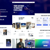 Meetly Elementor Template Kit Cover
