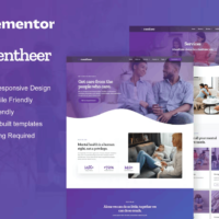 Mentheer - Template kit for Mental Health & Therapy Elementor Template Kit, Elementor Template Kit, Mentheer Elementor Template Kit - Free Download