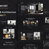 Merraki Interiors Elementor Template Kit, Elementor Template Kit, Merraki Elementor Template Kit - Free Download