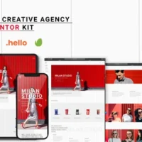Milan - Creative Agency Elementor Template Kit, Elementor Template Kit, Milan Elementor Template Kit - Free Download
