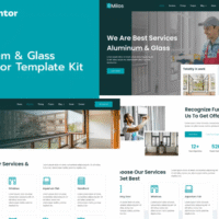 Milos - Aluminum & Glass Elementor Template Kit, Elementor Template Kit, Milos Elementor Template Kit - Free Download