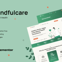Mindfulcare - Mental Health Consultant Template Kits Elementor Template Kit, Elementor Template Kit, Mindfulcare Elementor Template Kit - Free Download