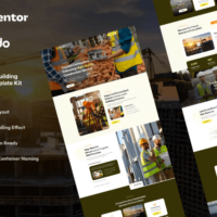Mindo - Contractor & Construction Building Elementor Template Kit, Elementor Template Kit, Mindo Elementor Template Kit - Free Download