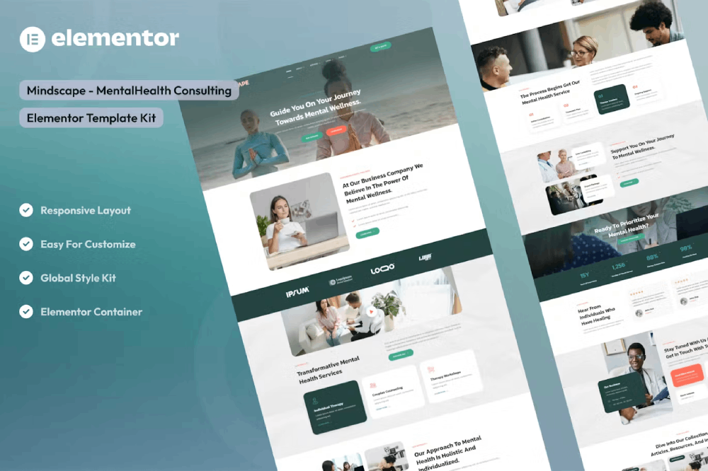 Mindscape - Mental Health Consulting Elementor Template Kit 1 Mindscape - Mental Health Consulting Elementor Template Kit, Elementor Template Kit, Mindscape Elementor Template Kit - Free Download
