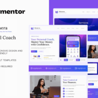 Monera Elementor Template Kit Cover