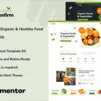 Munfirm - Organic & Healthy Food Elementor Template Kit, Elementor Template Kit, Munfirm Elementor Template Kit - Free Download
