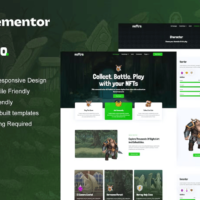 Neftro - Template kit for NFT game Elementor Template Kit, Elementor Template Kit, Neftro Elementor Template Kit - Free Download