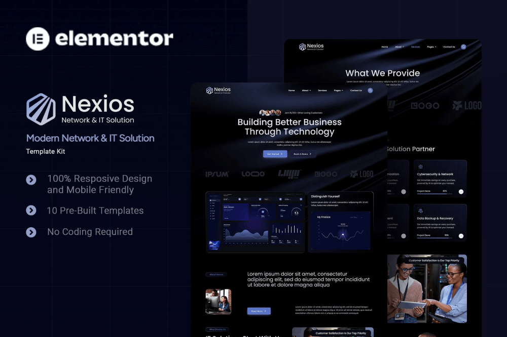 Nexios Elementor Template Kit 1 Nexios Elementor Template Kit, Elementor Template Kit, Nexios Elementor Template Kit - Free Download