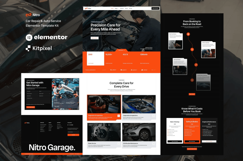 Nitro Elementor Template Kit 1 Nitro Elementor Template Kit Cover