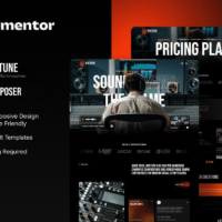 Noctune Elementor Template Kit Cover