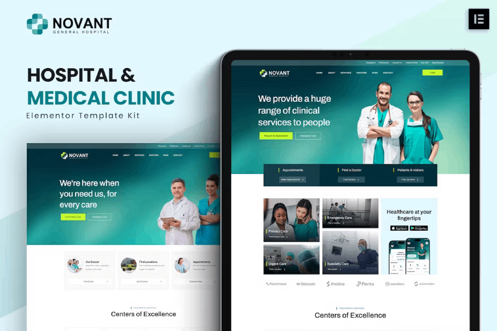 Novant - Hospital And Medical Clinic Elementor Template Kit 1 Novant - Hospital And Medical Clinic Elementor Template Kit, Elementor Template Kit, Novant Elementor Template Kit - Free Download