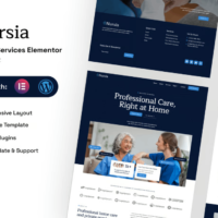 Nursia - Home Care Services Elementor Template Kit, Elementor Template Kit, Nursia Elementor Template Kit - Free Download