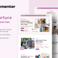 Nurtura Elementor Template Kit, Elementor Template Kit, Nurtura Elementor Template Kit - Free Download