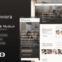 Nuviora - Health & Medical Elementor Template Kit, Elementor Template Kit, Nuviora Elementor Template Kit - Free Download