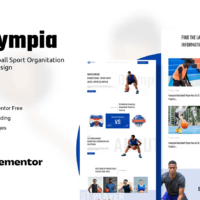 Olympia - Basketball Sport Organitation Template Kits Elementor Template Kit, Elementor Template Kit, Olympia Elementor Template Kit - Free Download