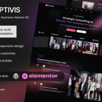 Optivis-Consulting & Business Advisor Elementor Template Kit, Elementor Template Kit, Optivis-Consulting Elementor Template Kit - Free Download