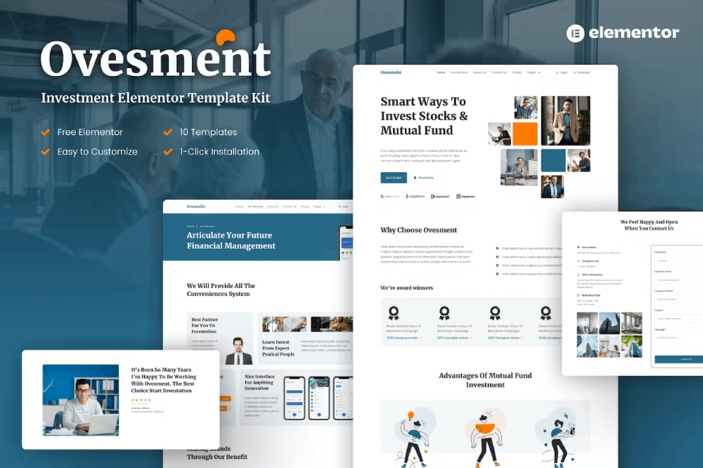 Ovesment - Investment Elementor Template Kit 1 Ovesment - Investment Elementor Template Kit, Elementor Template Kit, Ovesment Elementor Template Kit - Free Download
