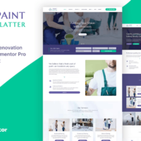 Paint Splatter - Painting & Renovation Services Elementor Template Kit, Elementor Template Kit, Paint Splatter Elementor Template Kit - Free Download