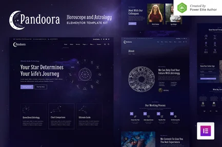 Pandoora – Horoscope & Astrology Elementor Template Kit 1 Pandoora – Horoscope & Astrology Elementor Template Kit, Elementor Template Kit, Pandoora Elementor Template Kit - Free Download