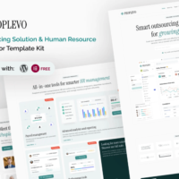 Peoplevo Outsourcing Solution & Human Resource Elementor Template Kit, Elementor Template Kit, Peoplevo Elementor Template Kit - Free Download
