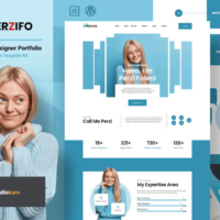 Perzifo - Creative Designer Portfolio Elementor Template Kit, Elementor Template Kit, Perzifo Elementor Template Kit - Free Download