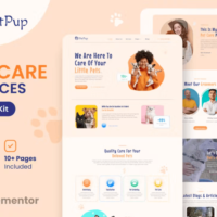 Pet Pup Elementor Template Kit, Elementor Template Kit, Pet Elementor Template Kit - Free Download