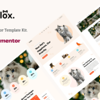 Petlox - Pet Care Elementor Template Kit, Elementor Template Kit, Petlox Elementor Template Kit - Free Download
