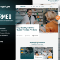 Pharmed - Pharmacy & Medical Health Care Elementor Template Kit, Elementor Template Kit, Pharmed Elementor Template Kit - Free Download