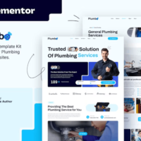 Plumbo – Plumbing Services Elementor Template Kit, Elementor Template Kit, Plumbo Elementor Template Kit - Free Download
