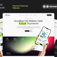 Pobay - Online payment Gateway Elementor Template Kit, Elementor Template Kit, Pobay Elementor Template Kit - Free Download
