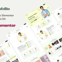 Pofolio Elementor Kit Template Elementor Template Kit, Elementor Template Kit, Pofolio Elementor Template Kit - Free Download
