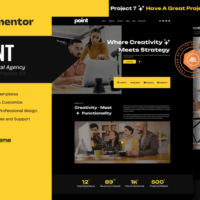 Point - Creative Digital Agency Elementor Template Kit, Elementor Template Kit, Point Elementor Template Kit - Free Download