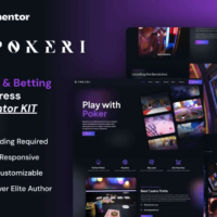 Pokeri Elementor Template Kit, Elementor Template Kit, Pokeri Elementor Template Kit - Free Download