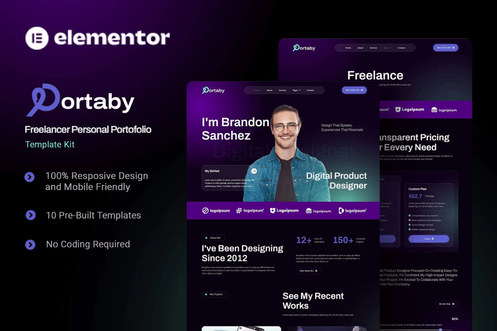 Portaby Elementor Template Kit 1 Portaby Elementor Template Kit, Elementor Template Kit, Portaby Elementor Template Kit - Free Download