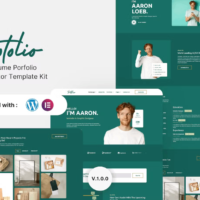 Potolio - CV Resume Porfolio Elementor Template Kit, Elementor Template Kit, Potolio Elementor Template Kit - Free Download