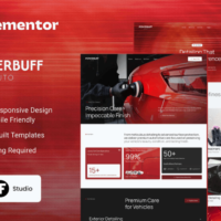 PowerBuff Auto - Car Detailing & Vehicle Protection Elementor Template Kit, Elementor Template Kit, PowerBuff Auto Elementor Template Kit - Free Download