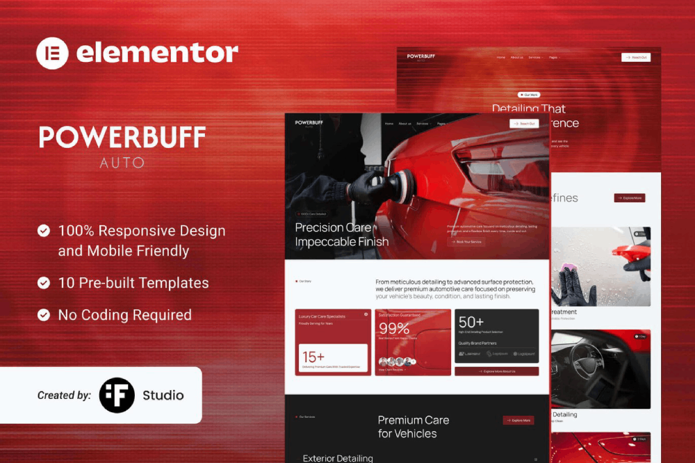 PowerBuff Auto - Car Detailing & Vehicle Protection Template Kit Elementor Template Kit 1 PowerBuff Auto - Car Detailing & Vehicle Protection Template Kit Elementor Template Kit Cover